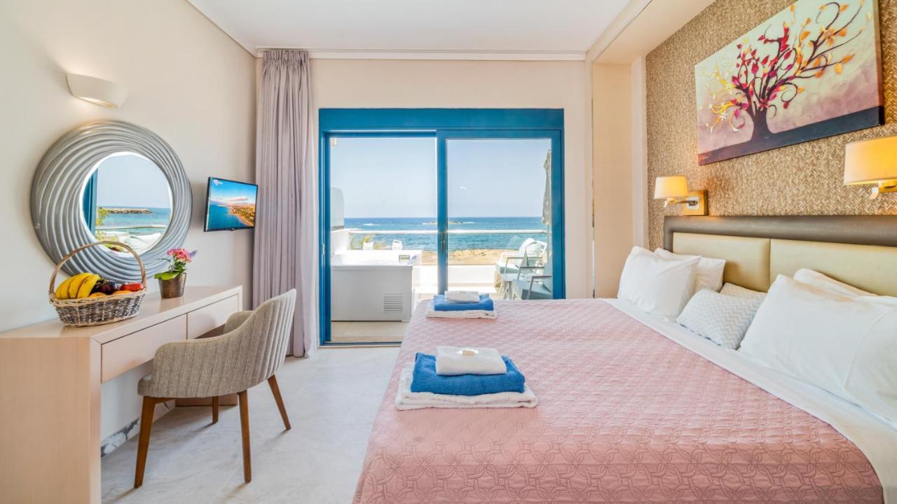 Pyrgos Beach Hotel Apartments Mália Exterior foto