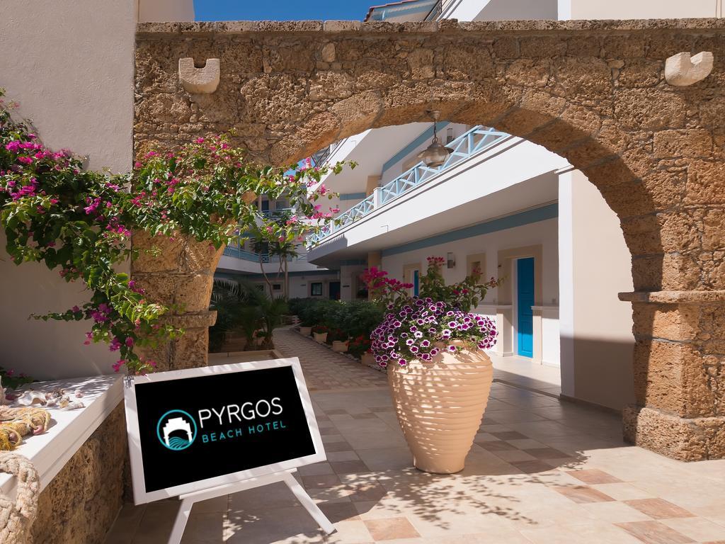 Pyrgos Beach Hotel Apartments Mália Exterior foto
