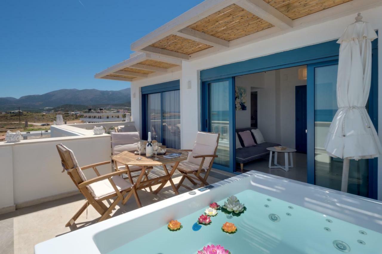 Pyrgos Beach Hotel Apartments Mália Exterior foto