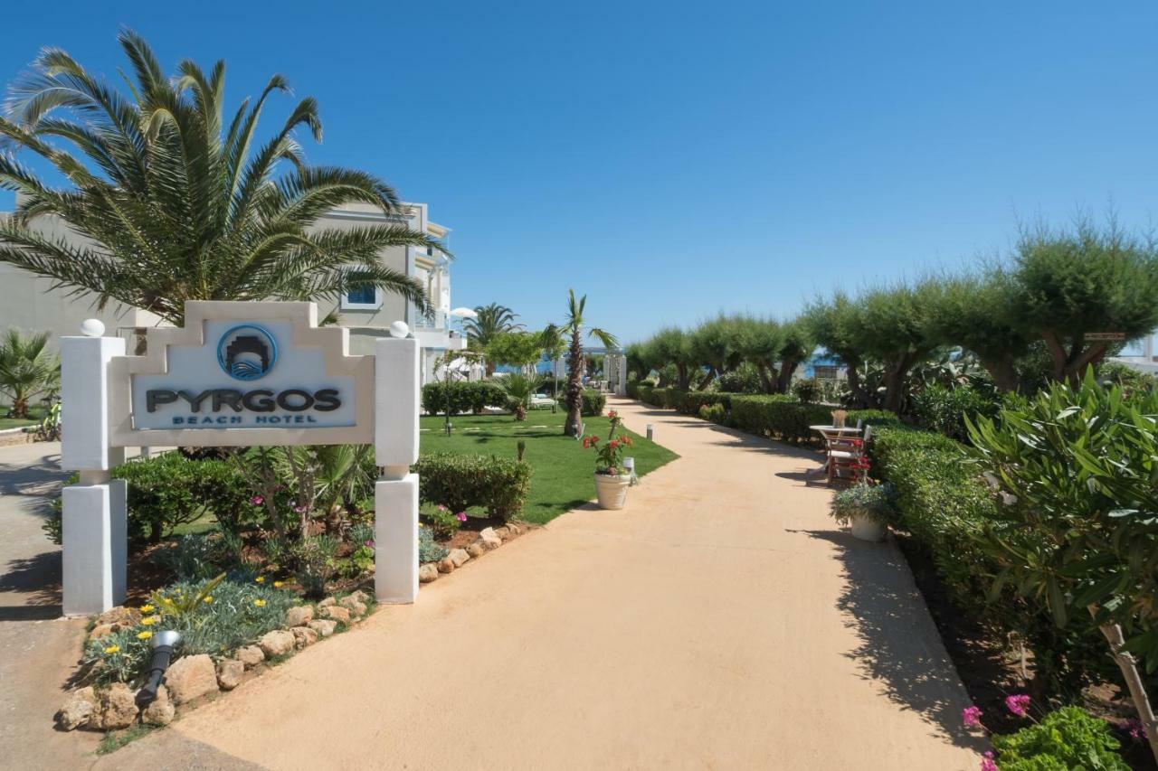 Pyrgos Beach Hotel Apartments Mália Exterior foto