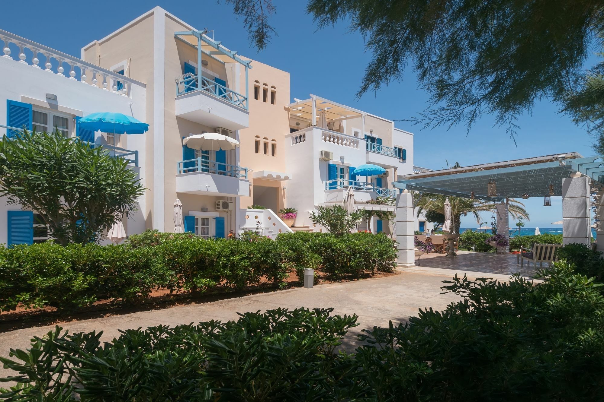 Pyrgos Beach Hotel Apartments Mália Exterior foto