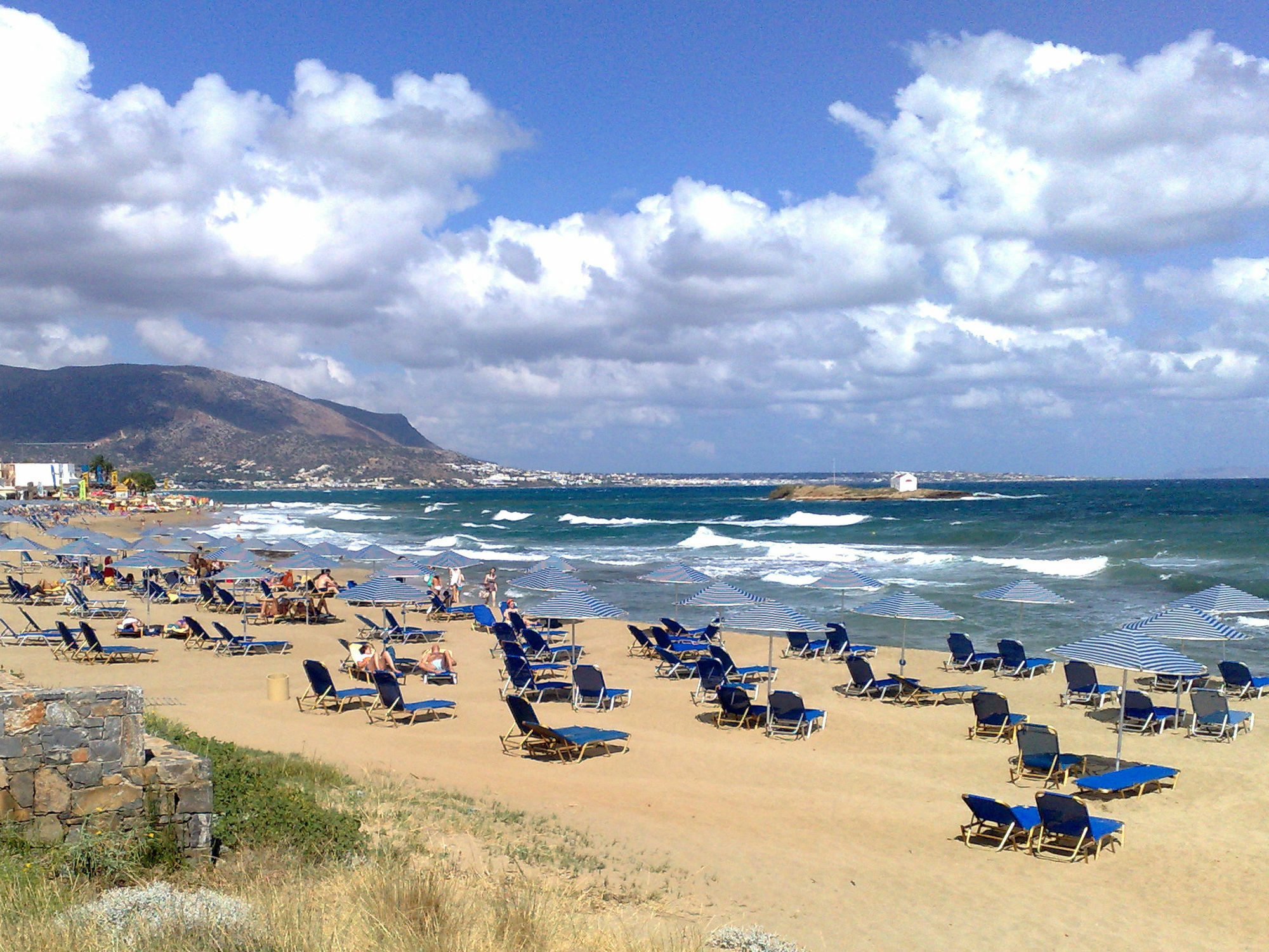 Pyrgos Beach Hotel Apartments Mália Exterior foto